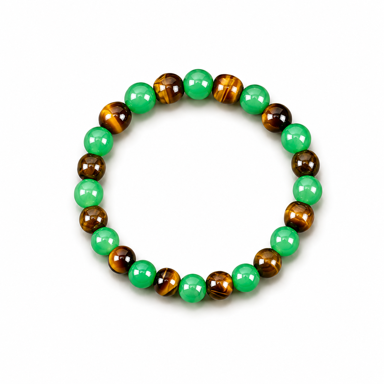 Arpurraina Money Attraction Bracelet with Green Aventurine & Tiger Eye beaded  jewelry protection bracelet encouragement gift fashion artificial bracelet  of  the  day Colorblock Beaded Crystal Bracelet ,Manifestation, Abundance, Good Fortune, Success