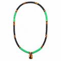 ARPURRAINA Money Attraction Necklace With GreenAventurine & Tiger Eye  Pendant