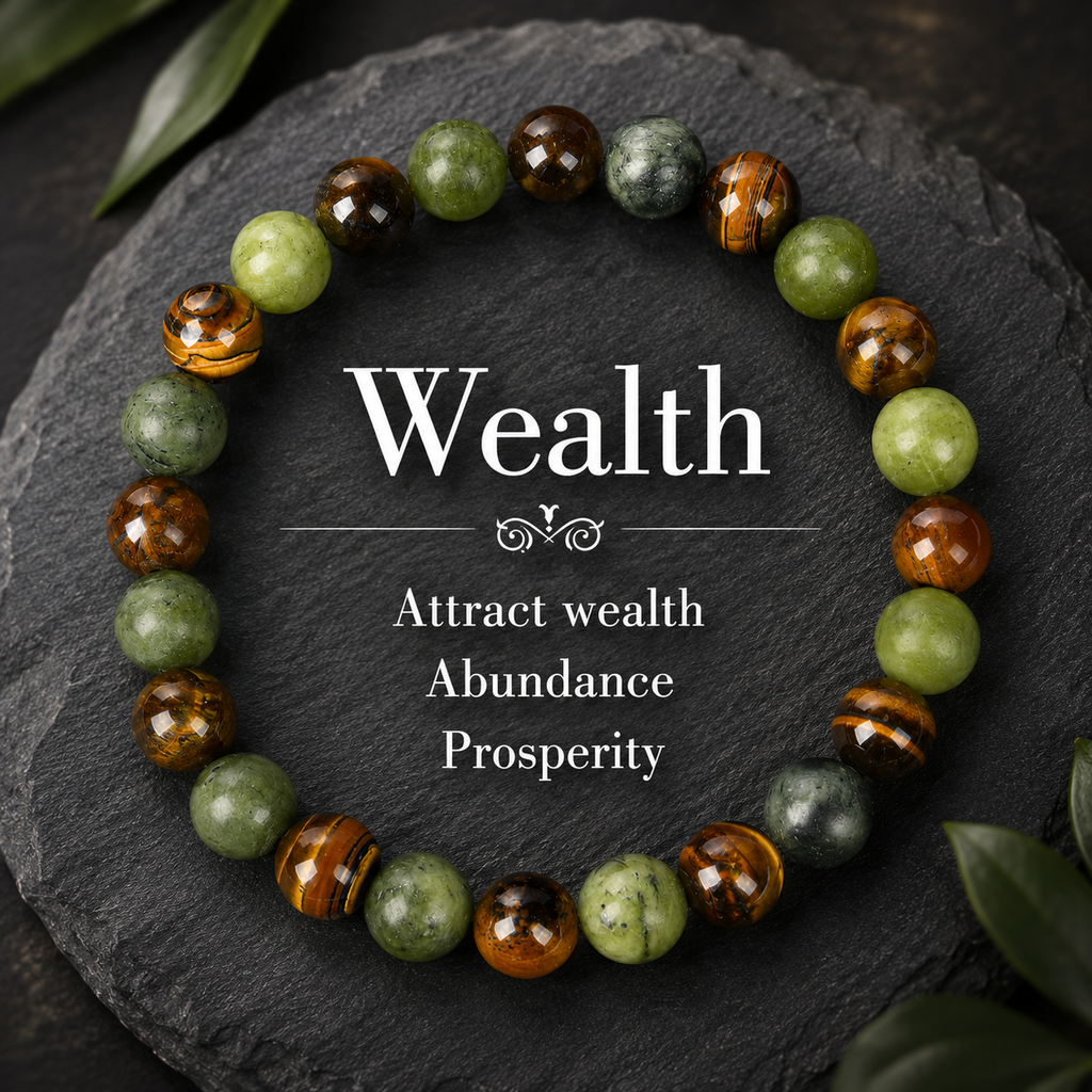 ARPURRAINA Tiger Eye Stone Crystal Bracelet Money Attraction Bracelet Attracts Wealth, Stretchable- Unisex Jewelry Gift glass  beads pulsera  amatista unity  bracelet protection bracelet encouragement gift fashion artificial Colorblock Beaded