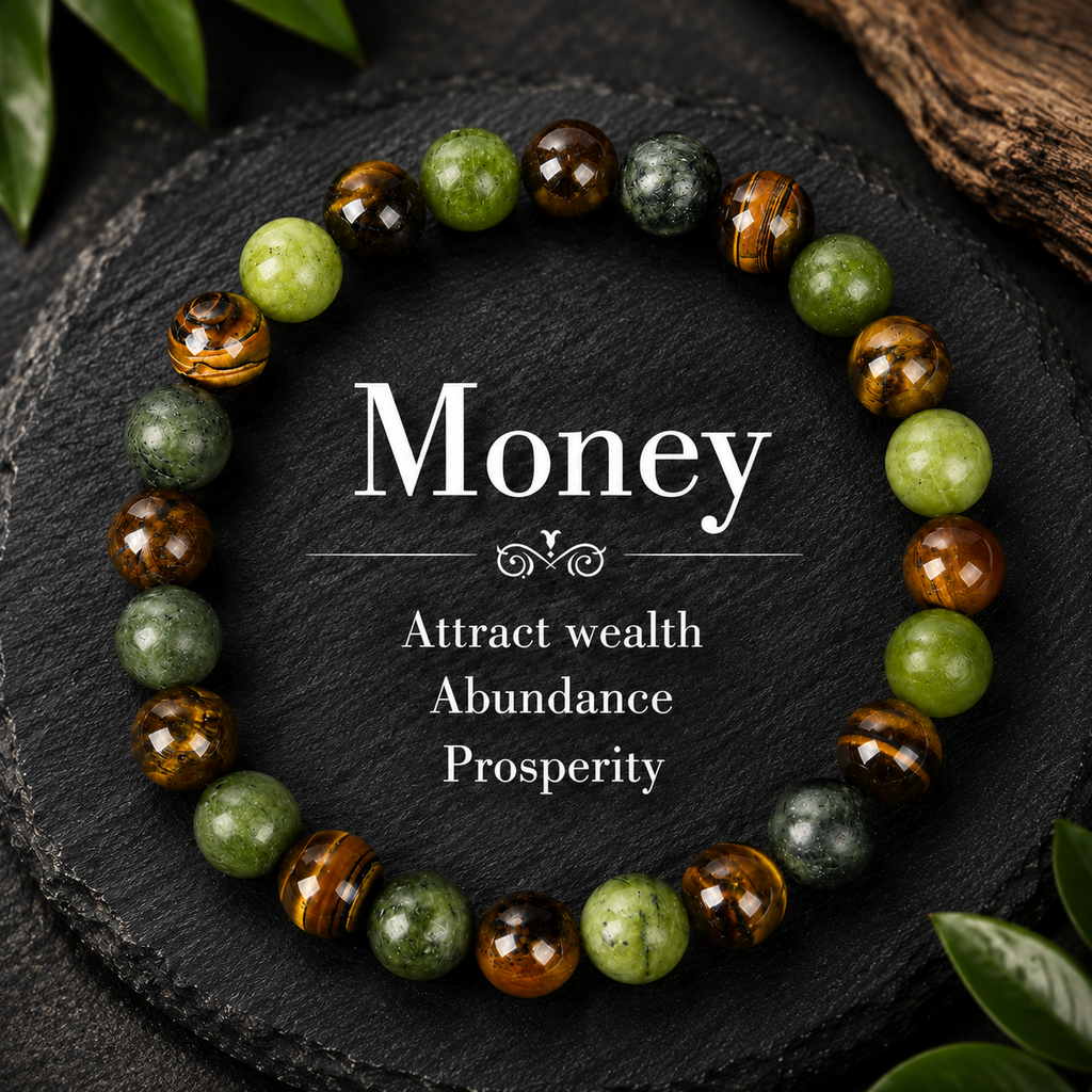 ARPURRAINA Tiger Eye Stone Crystal Bracelet Money Attraction Bracelet Attracts Wealth, Stretchable- Unisex Jewelry Gift glass  beads pulsera  amatista unity  bracelet protection bracelet encouragement gift fashion artificial Colorblock Beaded