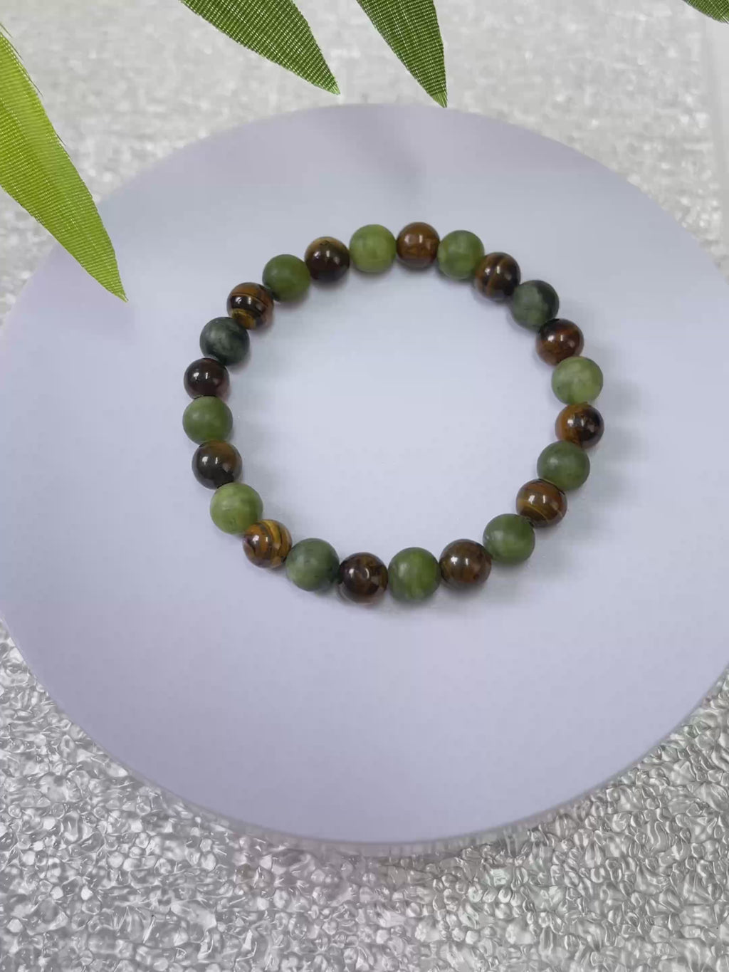 ARPURRAINA Tiger Eye Stone Crystal Bracelet Money Attraction Bracelet Attracts Wealth, Stretchable- Unisex Jewelry Gift glass  beads pulsera  amatista unity  bracelet protection bracelet encouragement gift fashion artificial Colorblock Beaded